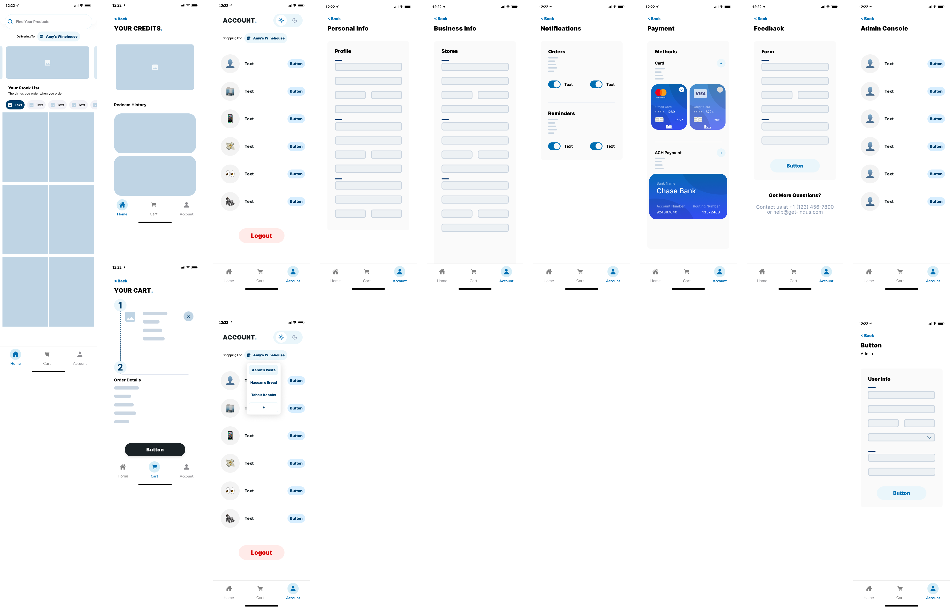 Market-Wireframes